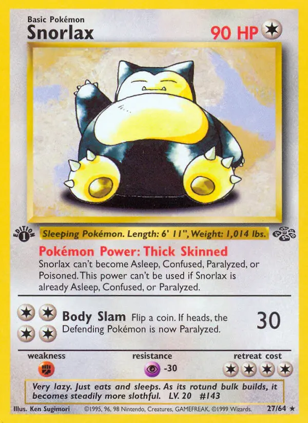 Snorlax, Jungle #27