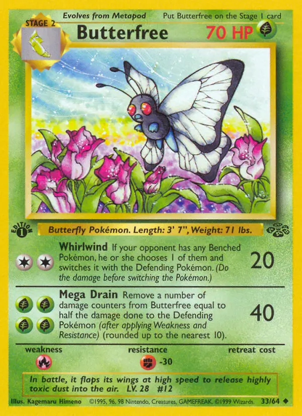 Butterfree, Jungle #33