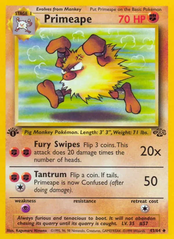 Primeape, Jungle #43