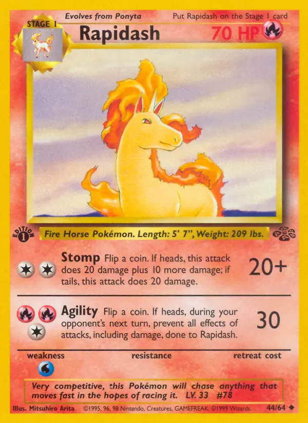 Rapidash, Jungle #44