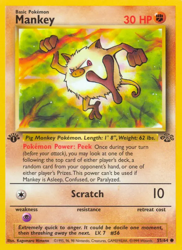 Mankey, Jungle #55