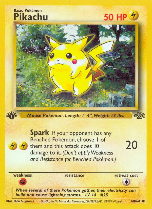 Pikachu, Jungle #60