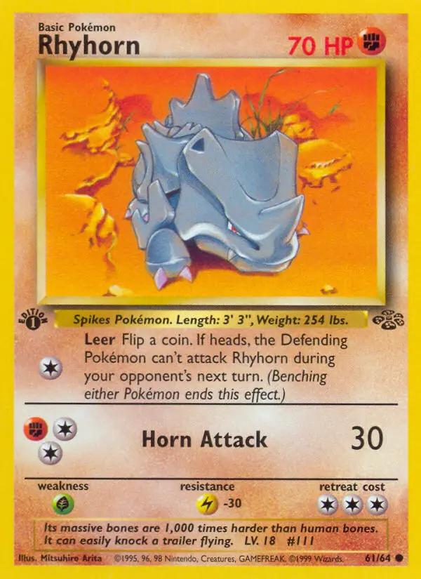 Rhyhorn, Jungle #61