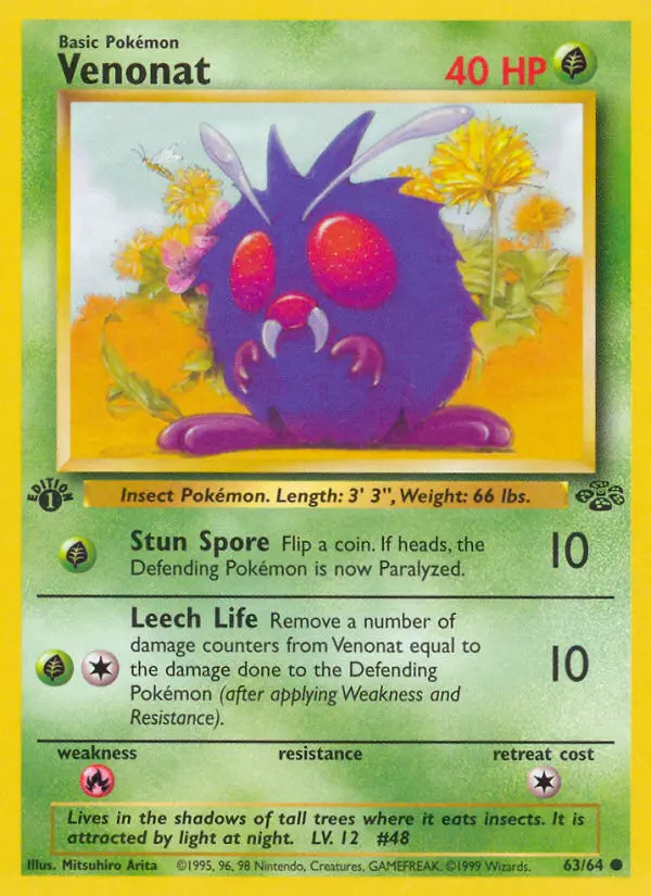 Venonat, Jungle #63