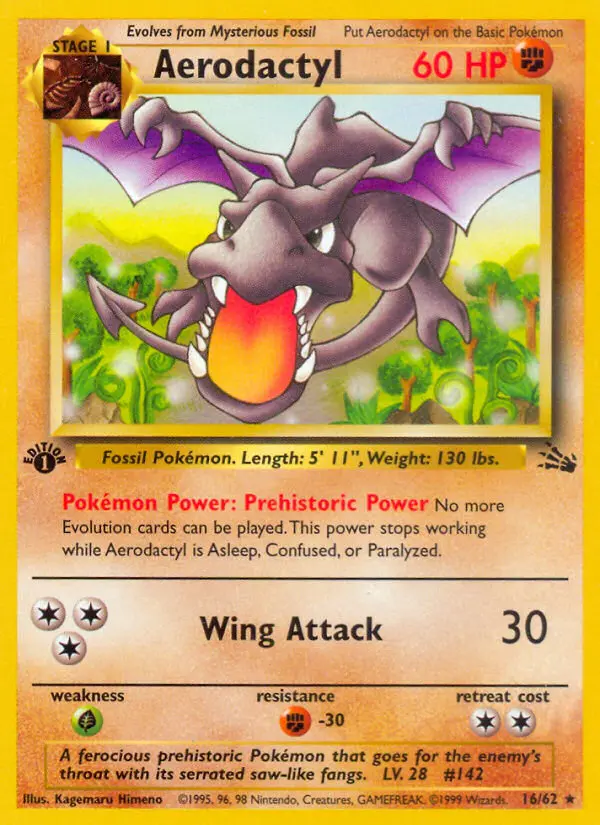Aerodactyl, Fossil #16