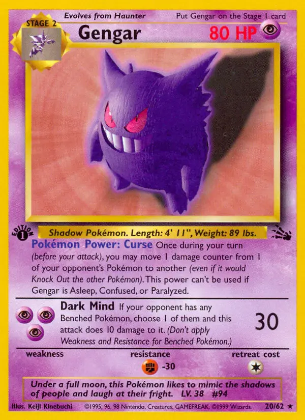 Gengar, Fossil #20