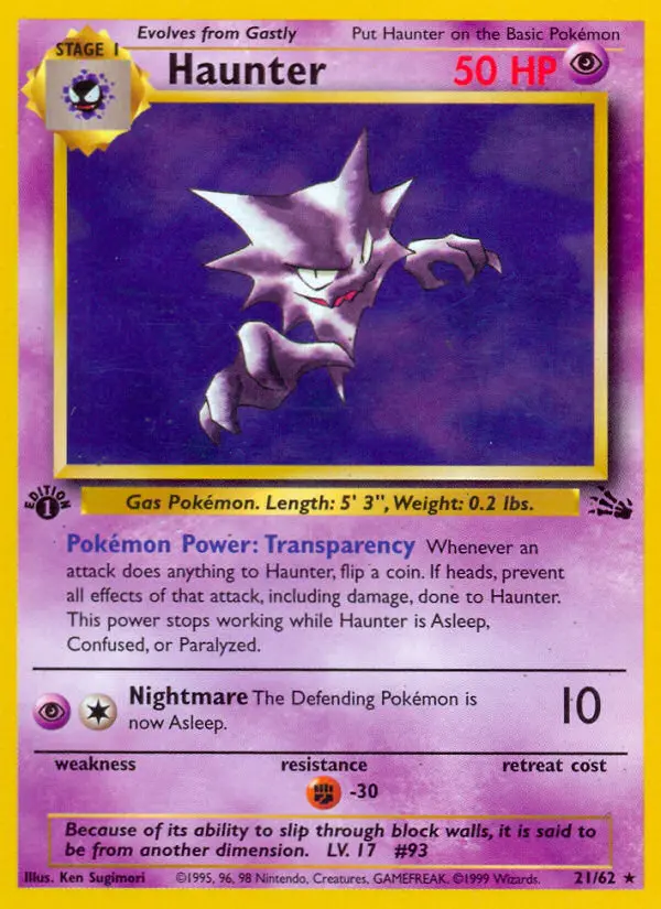 Haunter, Fossil #21
