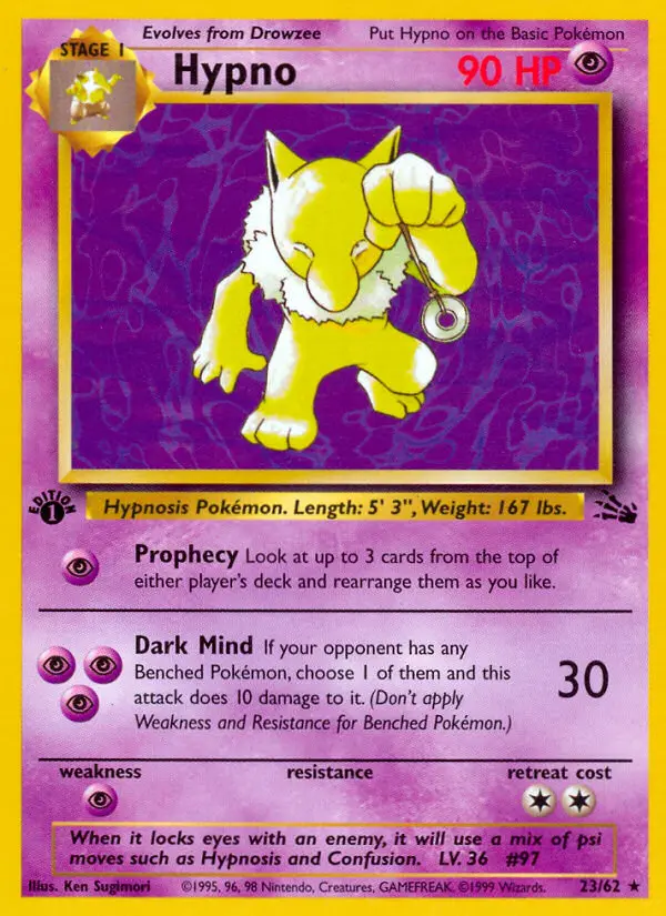 Hypno, Fossil #23
