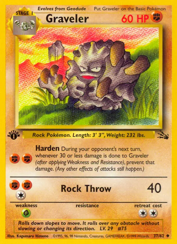 Graveler, Fossil #37
