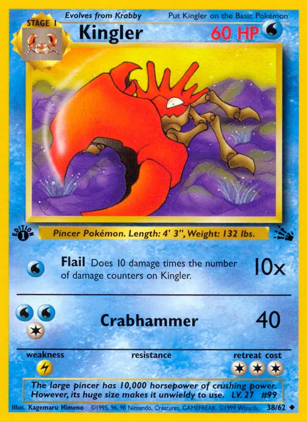 Kingler, Fossil #38