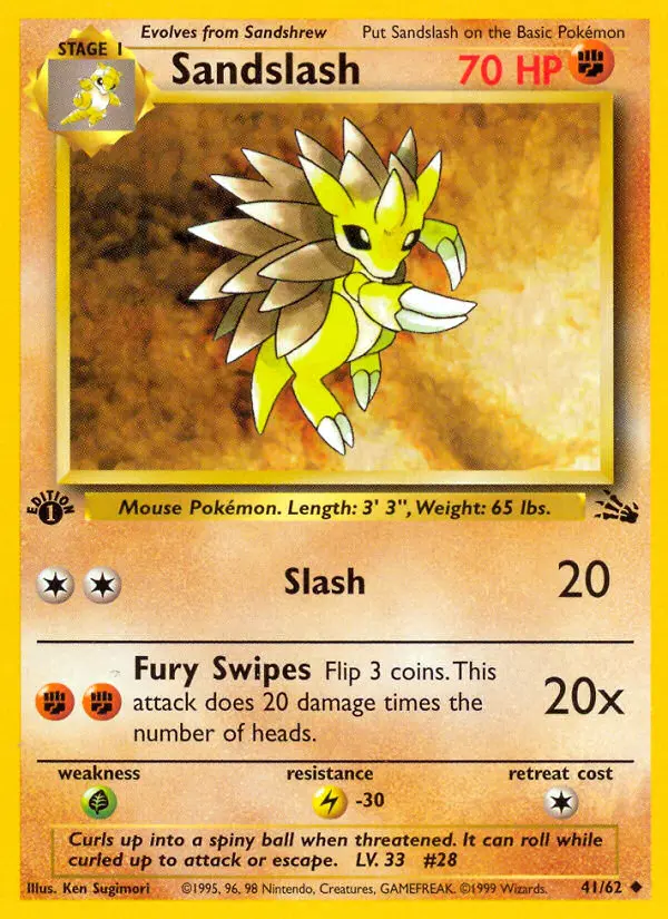 Sandslash, Fossil #41