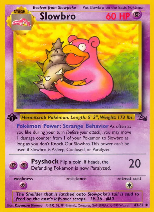 Slowbro, Fossil #43