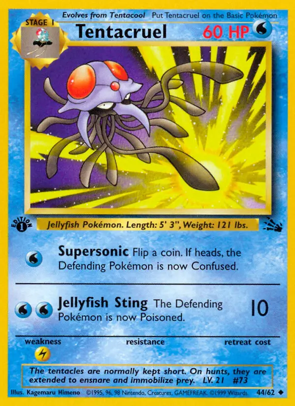 Tentacruel, Fossil #44