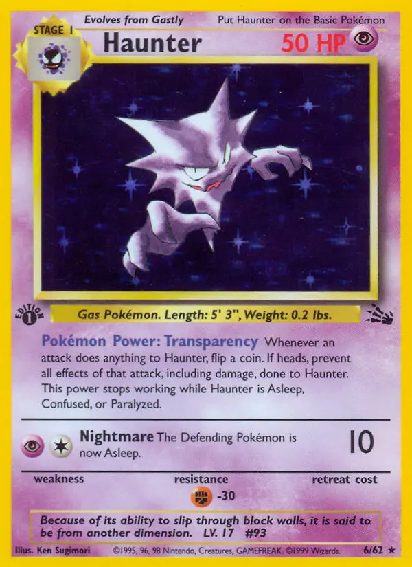 Haunter, Fossil #6
