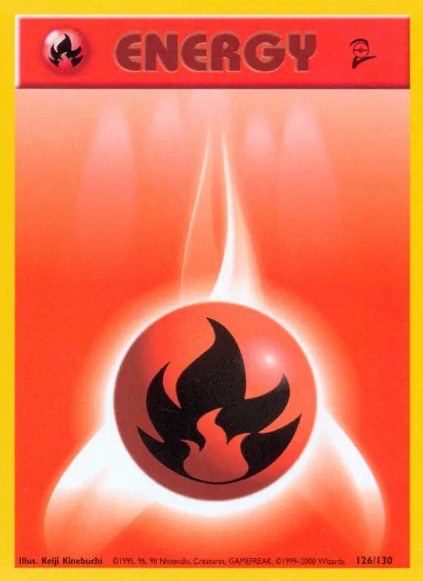 Fire Energy, Base Set 2 #126