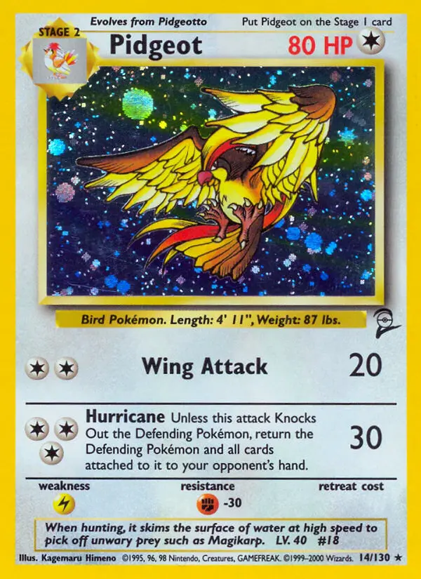 Pidgeot, Base Set 2 #14