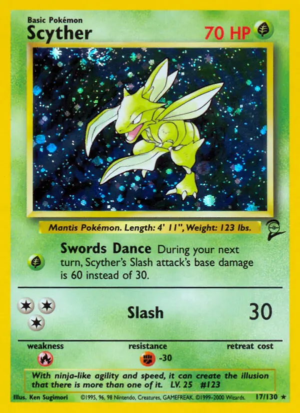 Scyther, Base Set 2 #17
