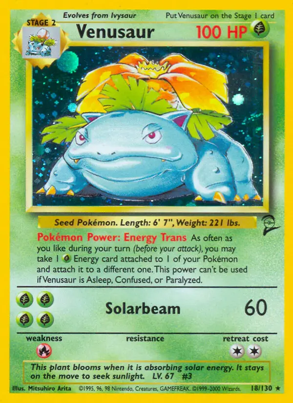 Venusaur, Base Set 2 #18
