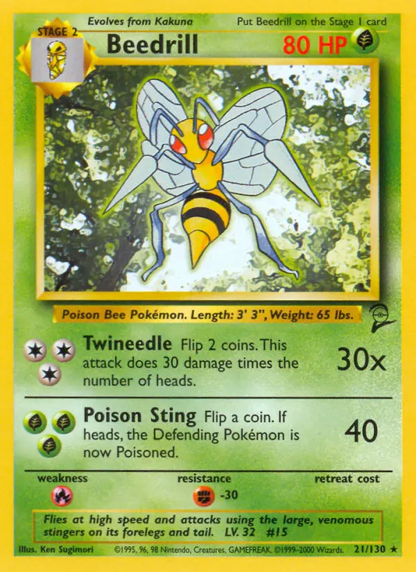 Beedrill, Base Set 2 #21