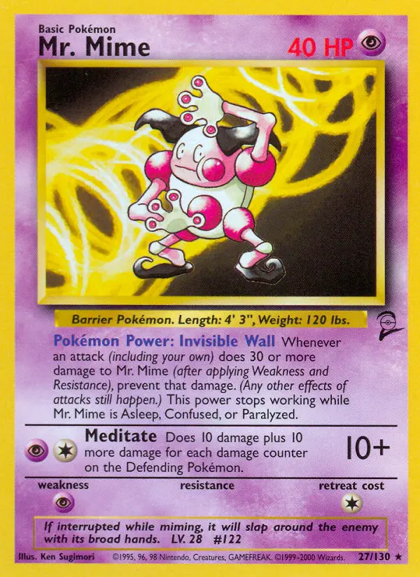 Mr. Mime, Base Set 2 #27