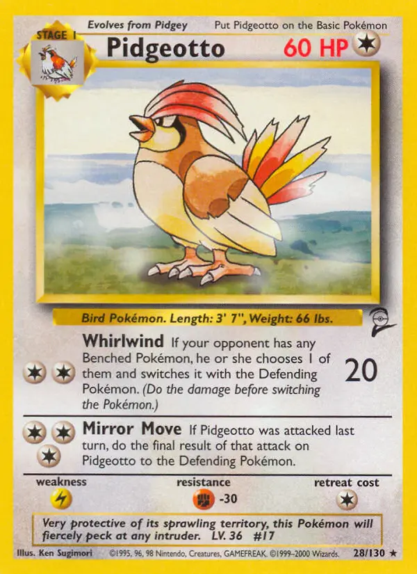 Pidgeotto, Base Set 2 #28