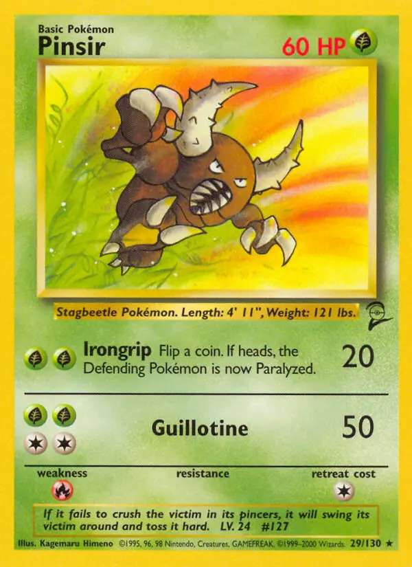 Pinsir, Base Set 2 #29