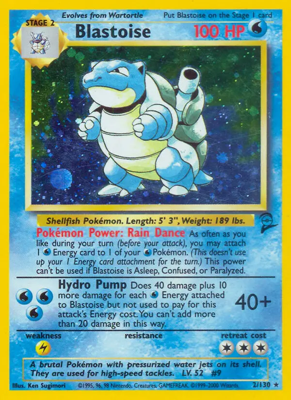 Blastoise, Base Set 2 #2