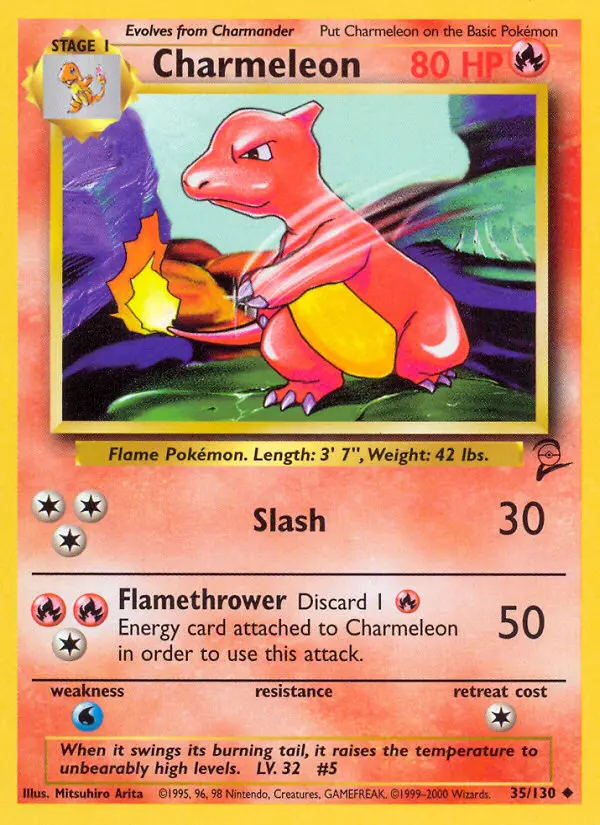 Charmeleon, Base Set 2 #35