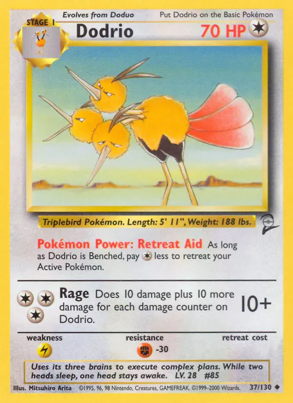 Dodrio, Base Set 2 #37