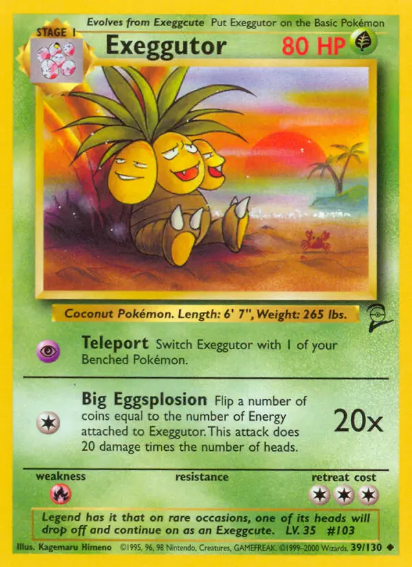 Exeggutor, Base Set 2 #39