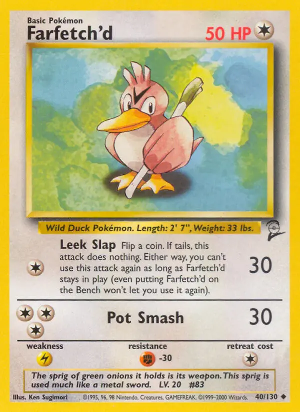 Farfetch'd, Base Set 2 #40