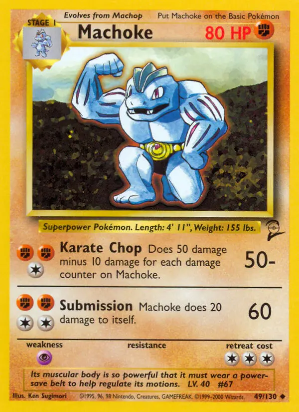 Machoke, Base Set 2 #49