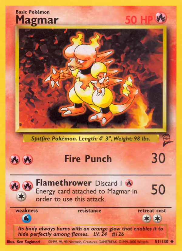 Magmar, Base Set 2 #51