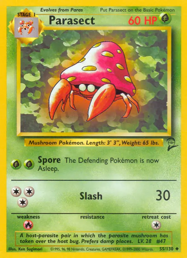 Parasect, Base Set 2 #55