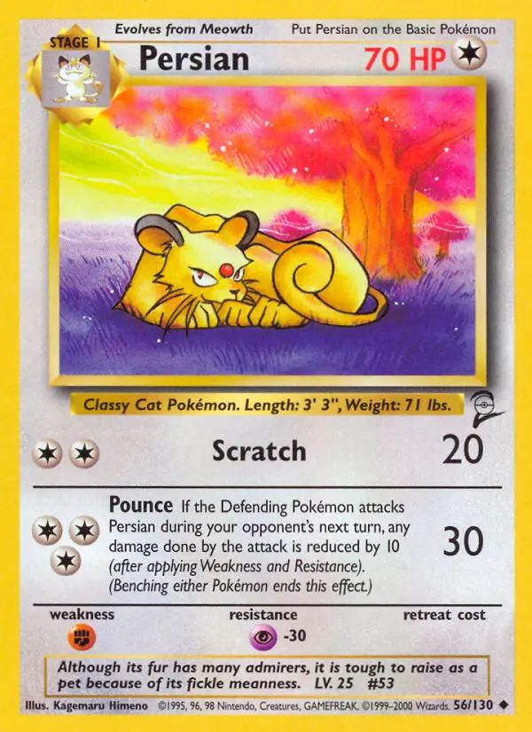 Persian, Base Set 2 #56