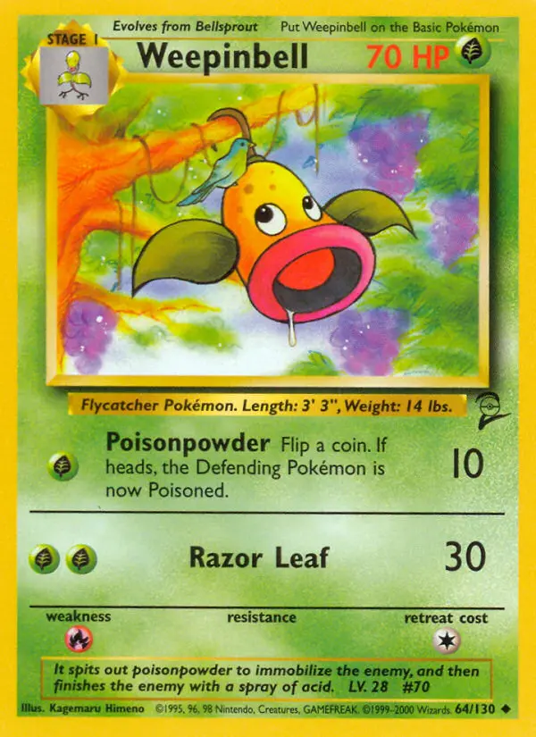 Weepinbell, Base Set 2 #64