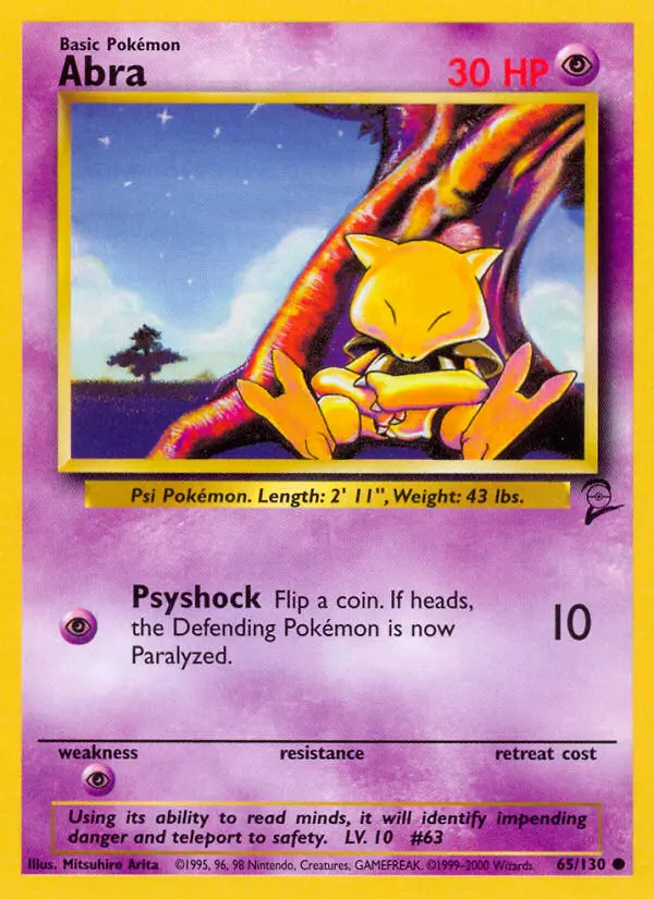 Abra, Base Set 2 #65