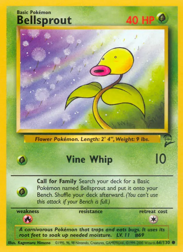 Bellsprout, Base Set 2 #66