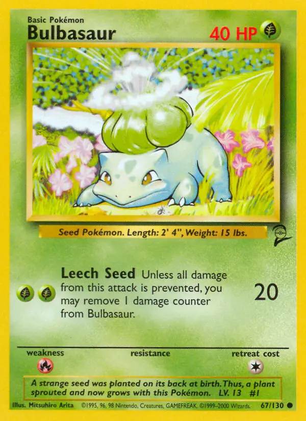Bulbasaur, Base Set 2 #67