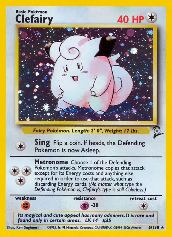 Clefairy, Base Set 2 #6