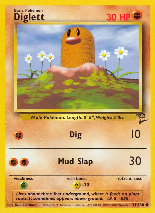 Diglett, Base Set 2 #71
