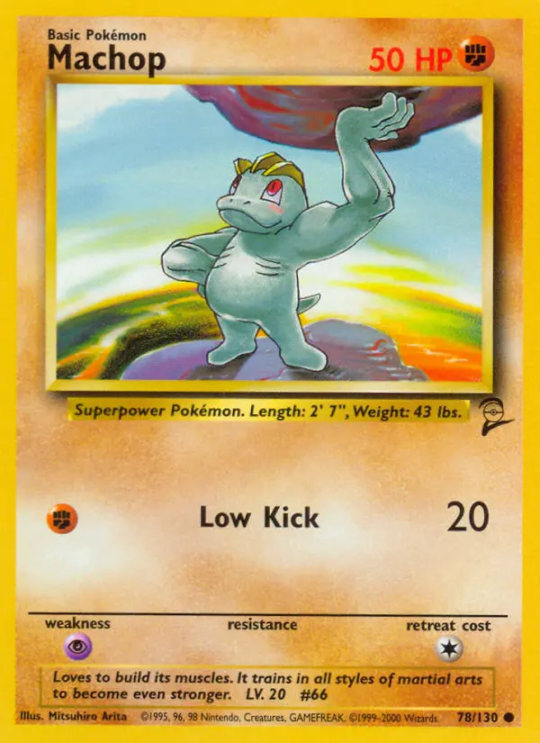 Machop, Base Set 2 #78