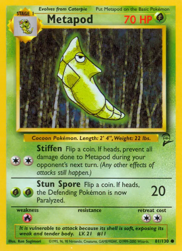 Metapod, Base Set 2 #81