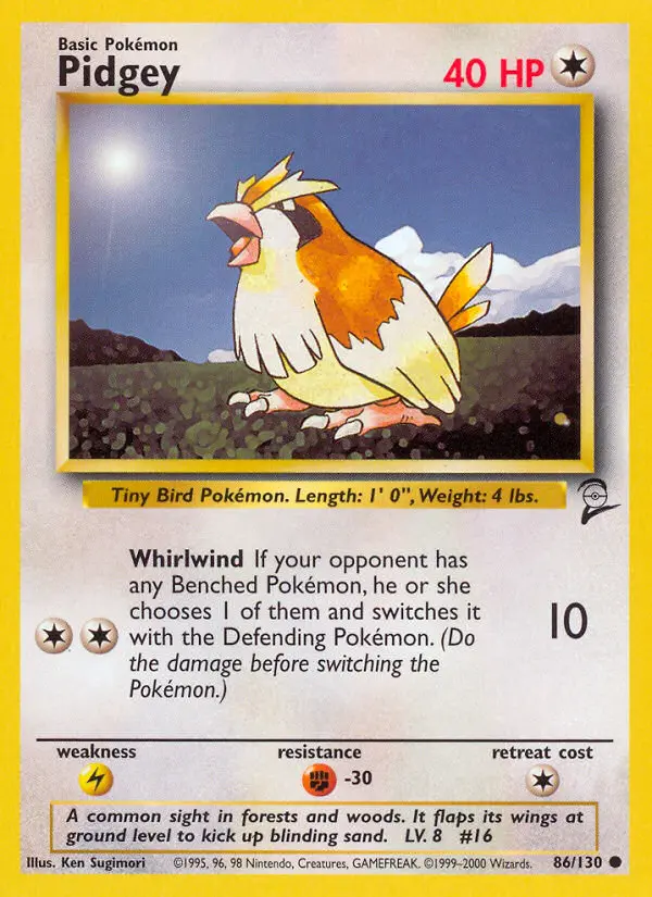 Pidgey, Base Set 2 #86
