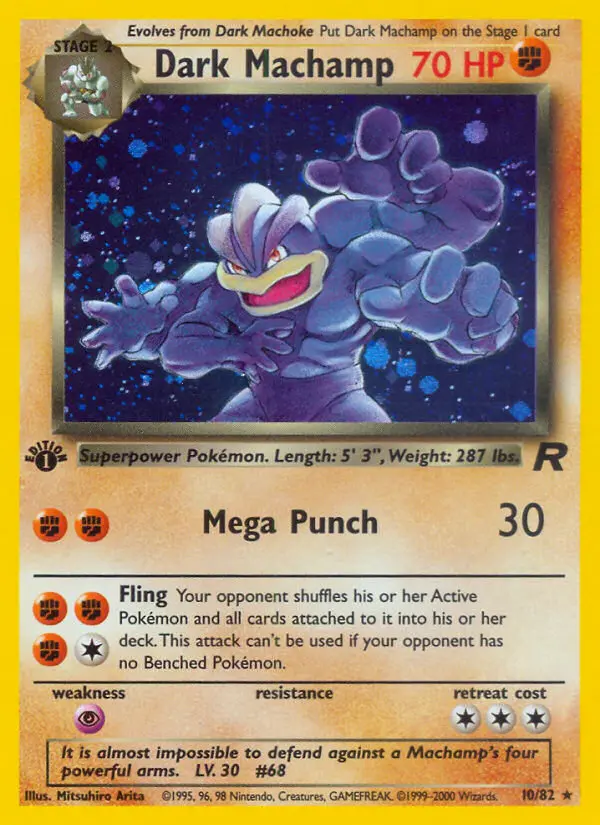Dark Machamp, Team Rocket #10