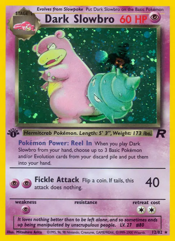 Dark Slowbro, Team Rocket #12