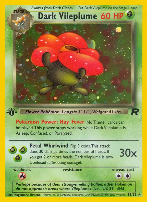 Dark Vileplume, Team Rocket #13