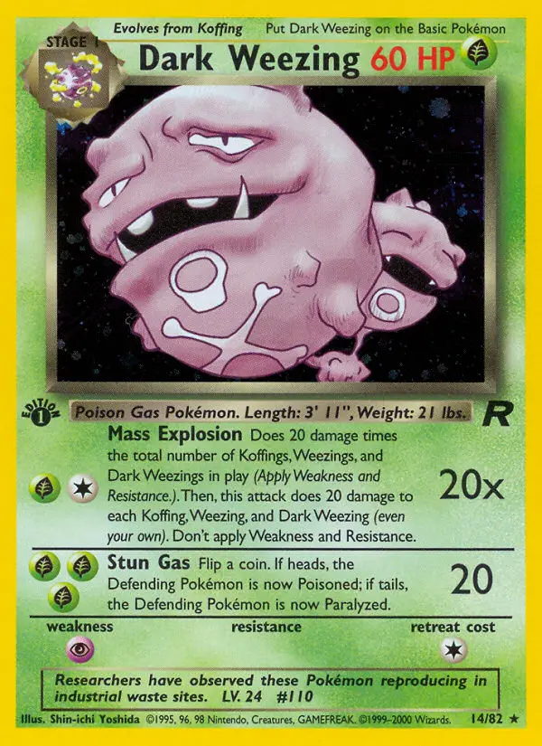 Dark Weezing, Team Rocket #14