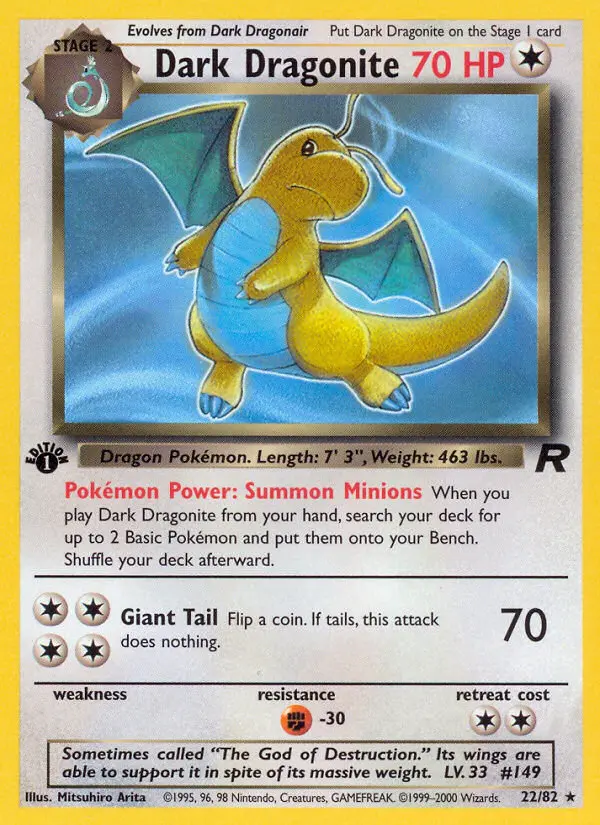 Dark Dragonite, Team Rocket #22