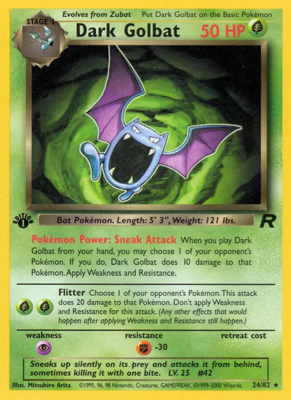 Dark Golbat, Team Rocket #24